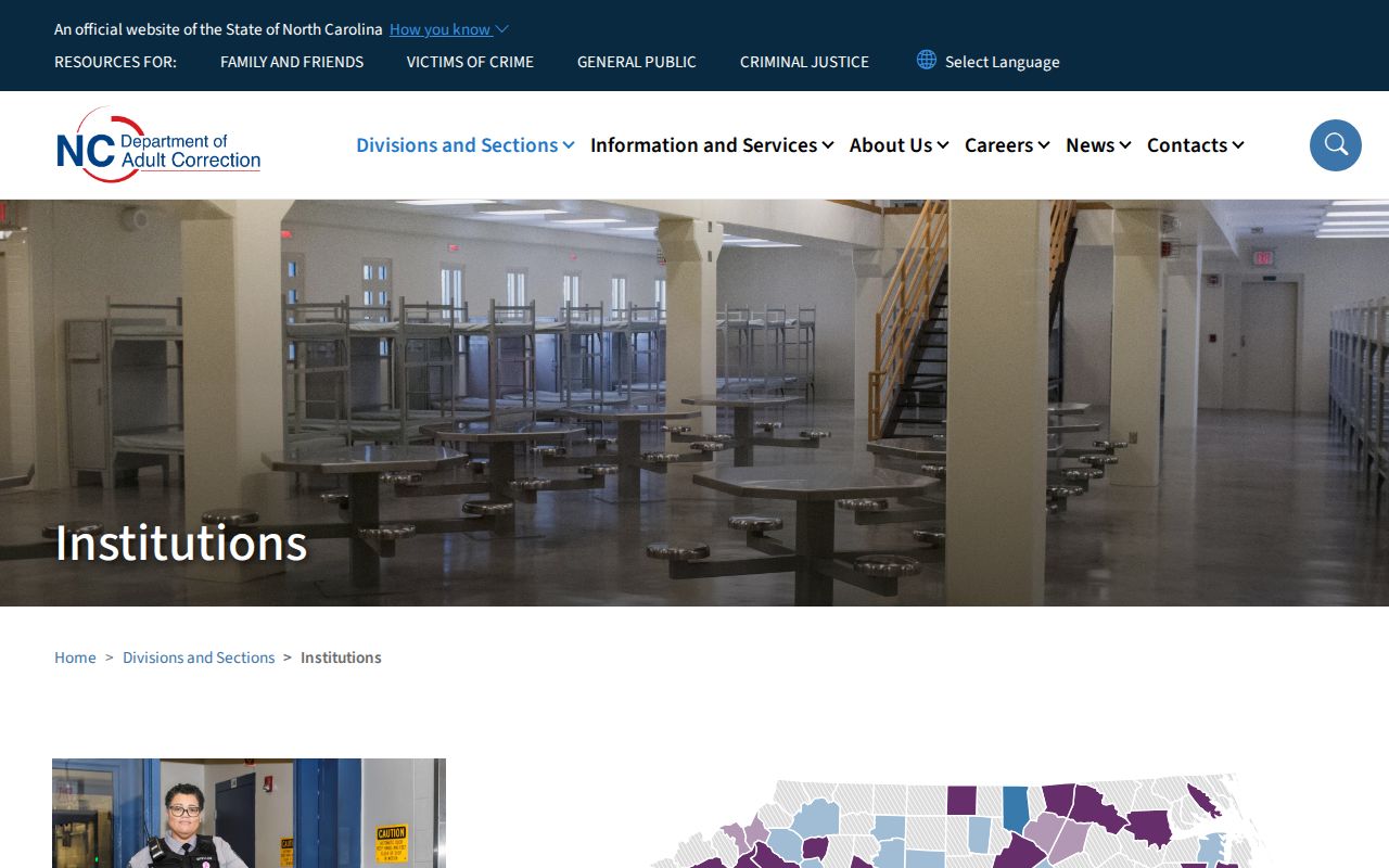 Scotland Correctional Institution NCDAC release record directory